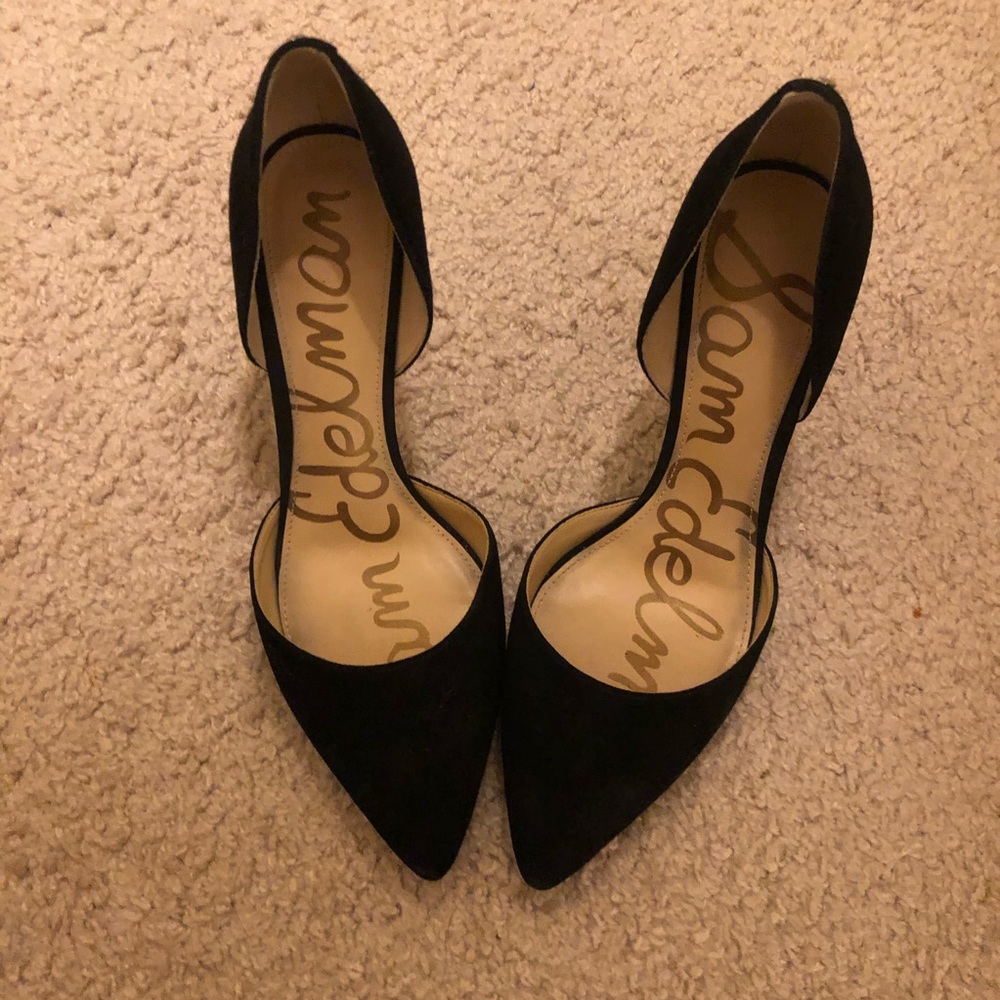 【Sam Edelman 】Black Suede Heels